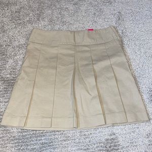 The Children’s Place Girls’ Pleated Uniform Skort Skirt in Bisquit Size 6X/7
